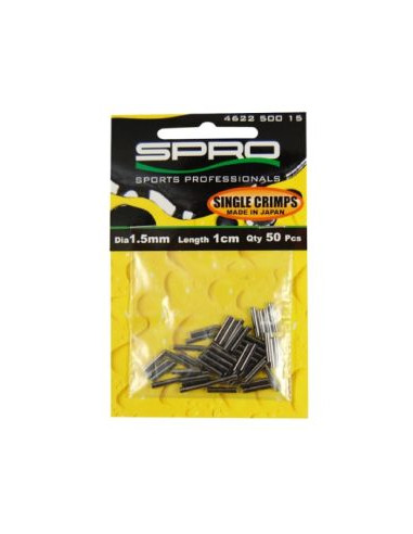Spro Single Crimps 1,5 mm Klemmhülsen