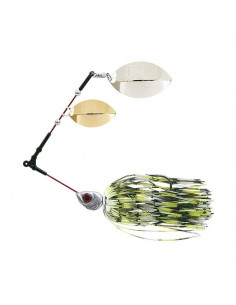 Delalande Spinner Flex 21 g. Spinnerbait, Fb.: 05 White/Black/Chartreuse
