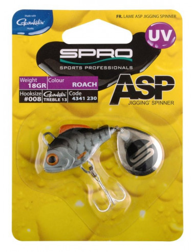 Spro ASP Spinner UV 18 g., Fb.: Roach