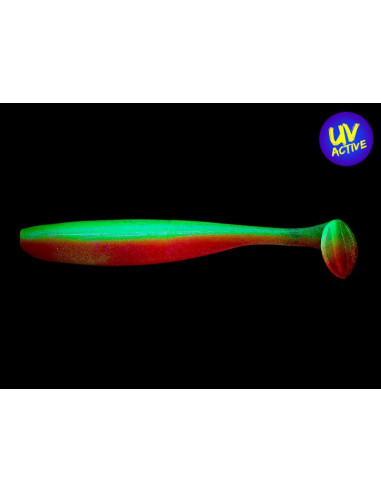 Keitech Easy Shiner 5", Fb.: UV Lime/Orange