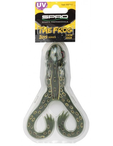 Spro IRIS The Frog 12 cm, Fb.: Natur Green Frog