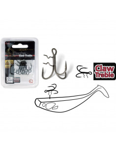 Quantum Claw Treble Hook Gr. 2 mat finish 2