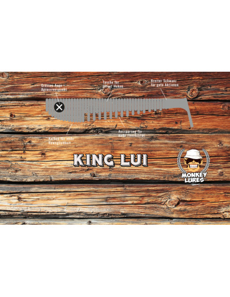 Monkey Lures King Lui 10 cm , Fb.: Honey & Sugar