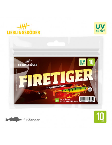 Lieblingsköder 10 cm, Fb.: Firetiger
