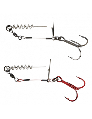 Savage Gear Carbon49 Corkscrew Stinger 3/0 - 31...