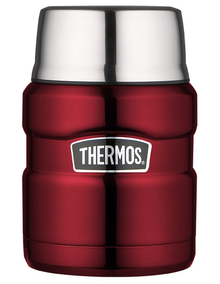 Thermos Essensbehälter 'King' mit Löffel 0,47 L, Fb.: Rot