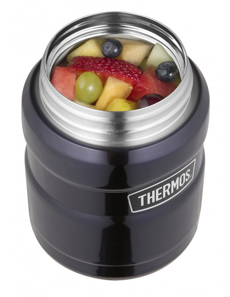 Thermos Essensbehälter 'King' mit Löffel, Fb.: Dunkelblau