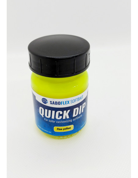 Saboflex Quick Dip Softbait, Fb.: Fluo Yellow