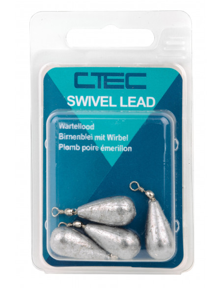 Spro C-TEC Swivel Sinker 40 g. Birnenblei