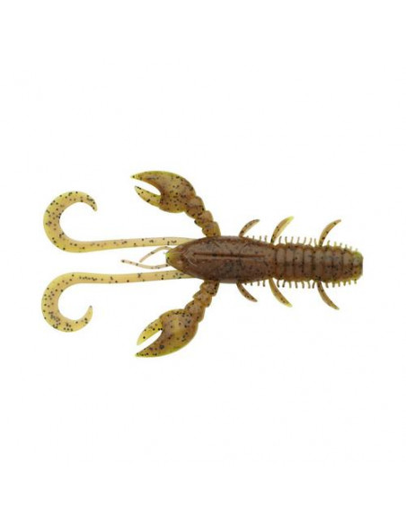 BerkleyPulse Realistic Hollow Craw 10 cm / Fb.: Brown Chartreuse