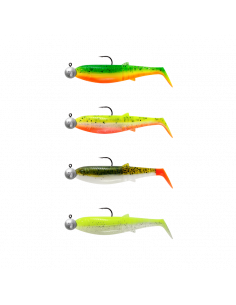 Savage Gear Cannibal Shad 8 cm / 2/0-7,5 g./ Darkwater Mix