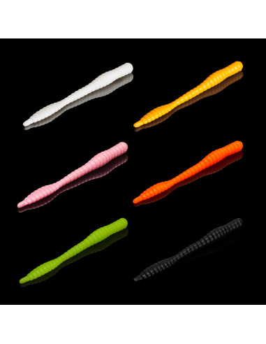 Soorex Worm 80 mm Forellen-Barschköder Mix 108...