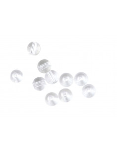 Spro Round Glass Bullet Weight Beads 8 mm Clear Diamond