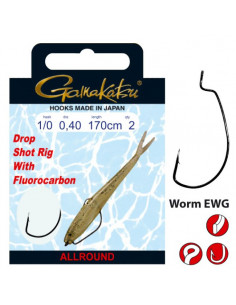 Gamakatsu Drop Shot Rig Worm Gr.2 / 0,31 / 170 cm