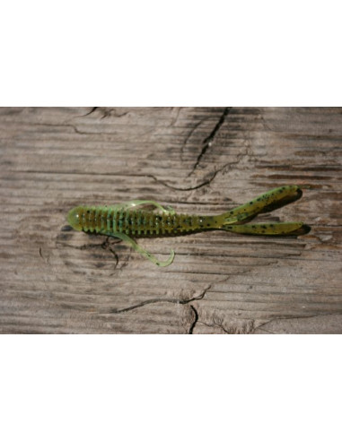 Keitech Hog Impact 3,5", Fb.: Green Pumpkin Chartreuse