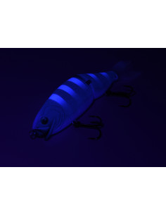 Gamakastu Luxxe Laughin 170 Swimbait, Fb.: Black & Roll 2
