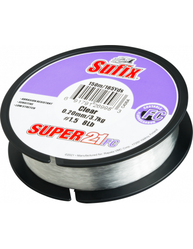 Sufix Super 21® FC Fluorocarbon 6,5 kg./ 0,28...