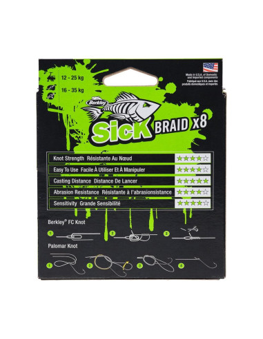Berkley Sick Braid X8 Schnur 11,2 kg / 150 m /...