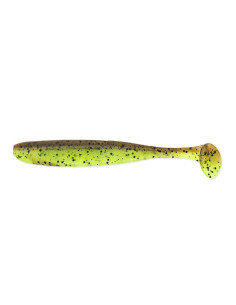 Keitech Easy Shiner 4", Fb.: Green Pumpkin/Chartreuse
