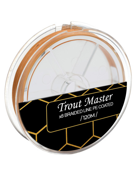 Spro Trout Master Fine Gold X8 Schnur 0,06 mm / 5,6 kg./ 120 m