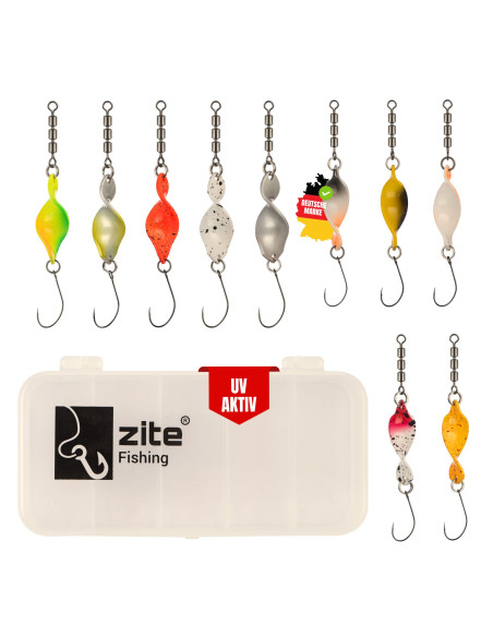Zite Fishing Spiral Strike Shooter Spoon Set
