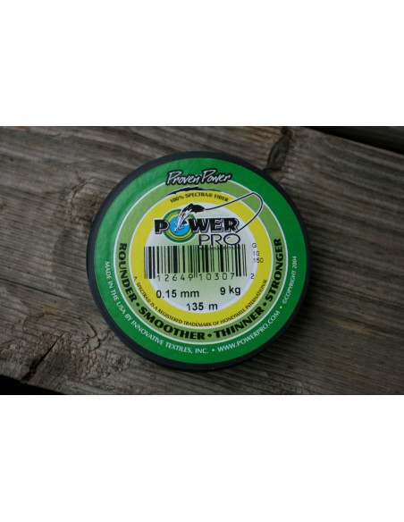 Power Pro Microfilament Line 0,15 mm / 9 kg moosgrün