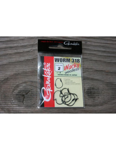 Gamakatsu Worm 318 Wacky Weedless Krautschutzhaken, Gr. 2 2