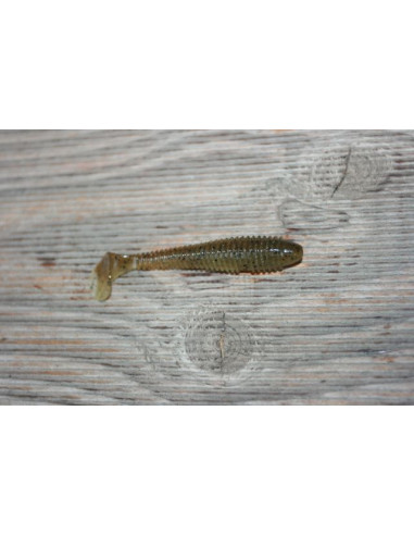 Keitech FAT Swing Impact 3,8", Fb.: Green Pumpkin PP.