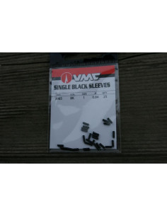 VMC 3985 Single Black Sleeves Klemmhülsen Gr. 1 - 0,84 mm 2