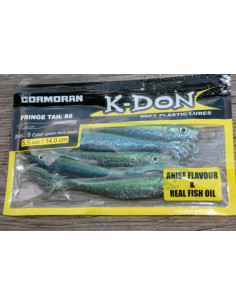 K-Don S6 Fringe Tail 14 cm / Fb.: Green-Blue-Pearl 2