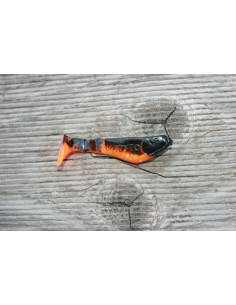 Relax Kopyto Classic 2", 5 cm, Fb. Clear-Fluoorange-Glitter-Schw 2