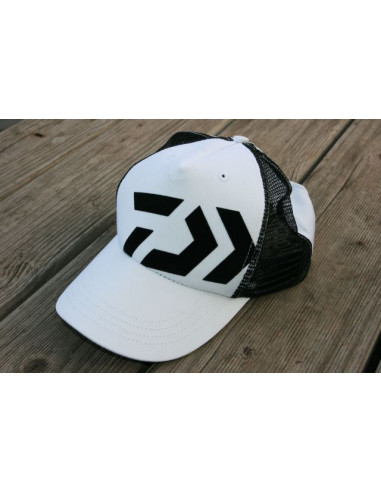 Daiwa D-Cap Basecap, Fb.: weiß/schwarz