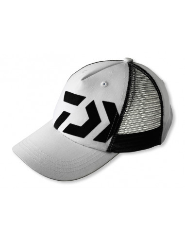 Daiwa D-Cap Basecap, Fb.: weiß/schwarz