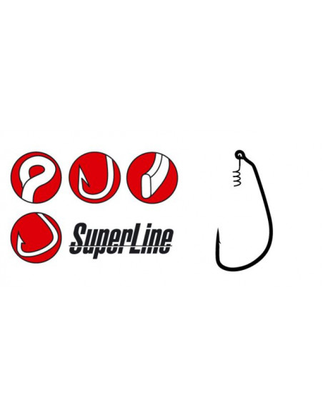 Gamakatsu Super Line Spring Lock, Gr. 5/0