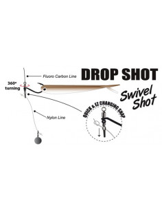 Gamakatsu Drop Shot Swivel Shot, Gr.2/0 2