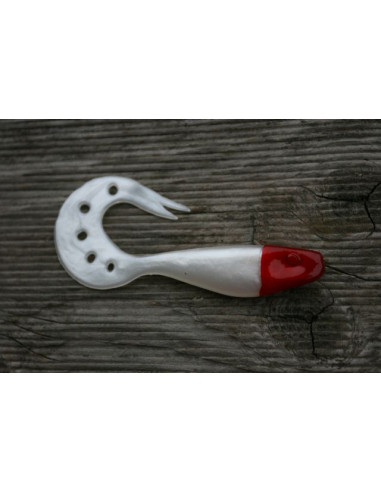 DelalanDe Sandra 9 cm, Fb.: 62 Pearl / Red Head