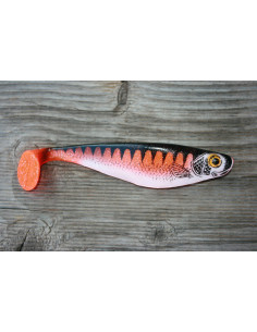 Xtra Soft Nature 6", 16 cm , Fb.: Fluoorange-Glitter-Zander 2