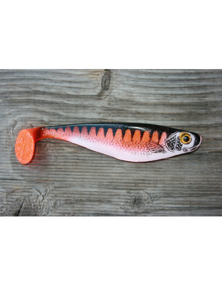 Xtra Soft Nature 6", 16 cm , Fb.: Fluoorange-Glitter-Zander