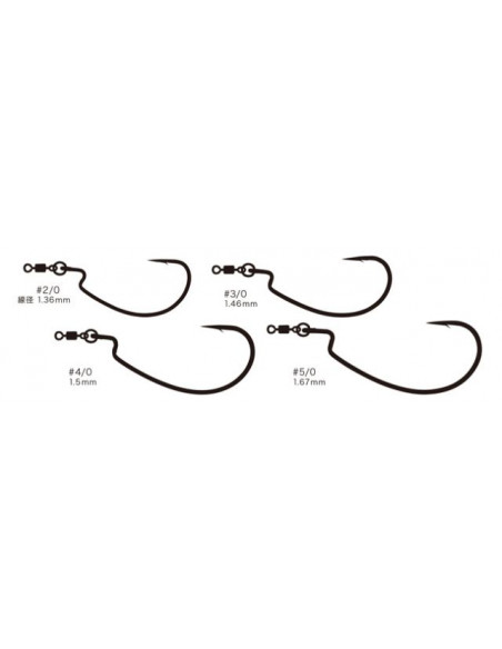 Nogales Ring Offset Monster Size 3/0