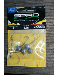 Gamakatsu/Spro Round Jighead  Jig 22 Rundkopfjig 2# - 5 g. 2