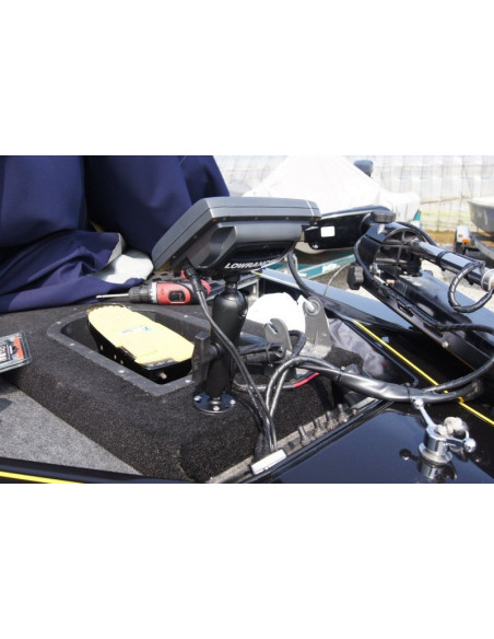 RAM Mounts 101U-LO11 Echolot-Gerätehalterung für Mark-5 u. Elite-