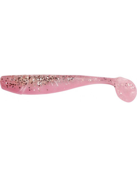 Relax King Shad 4", Fb.: Bubblegum/Clear Glitter