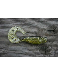 DelalanDe Sandra 9 cm, Fb.: 126 Gold Glitter / Black Back 2
