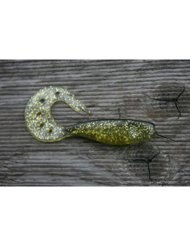 DelalanDe Sandra 9 cm, Fb.: 126 Gold Glitter / Black Back