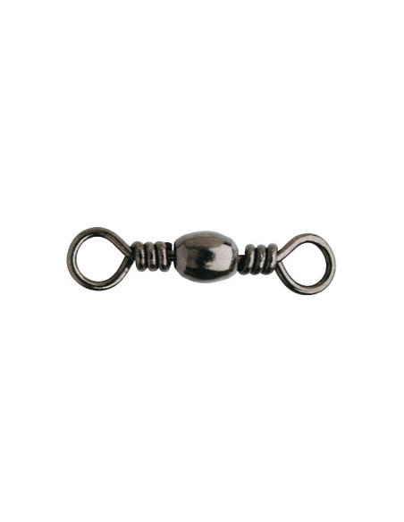 Spro Tönnchenwirbel Gr.14 / 10 kg  Black Barrel Swivel