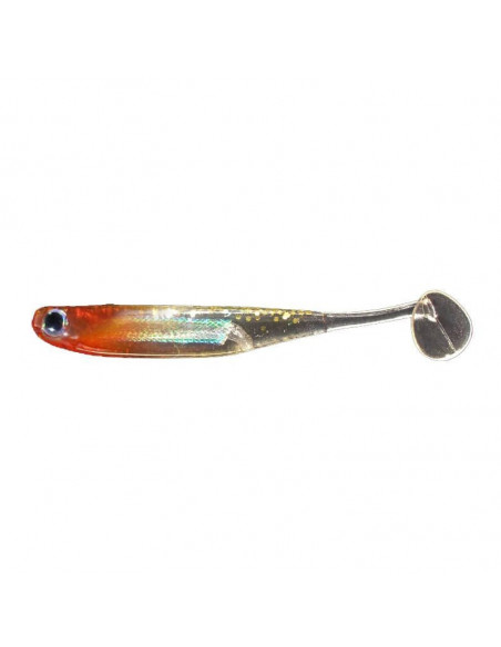Jenzi Corrigator SHINY Shad „Shad’y“ 10 cm, Fb. 4 - Kristall Gold Glitter