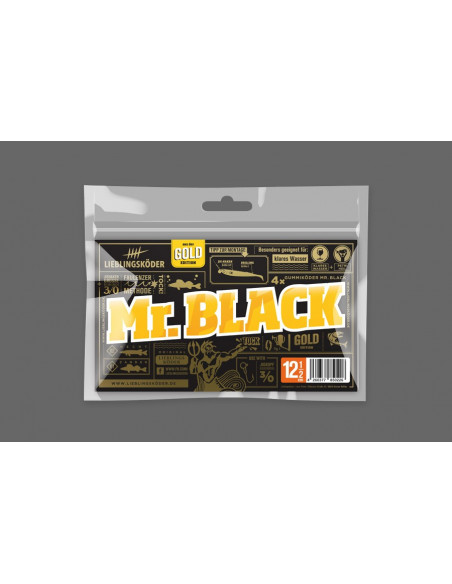 Lieblingsköder Mr. Black 12,5 cm / 4 Stück