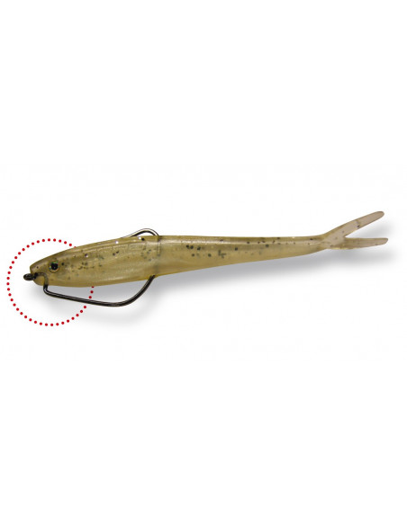 Gamakatsu G-Code Worm 314 MB Offset Haken, Gr. 4
