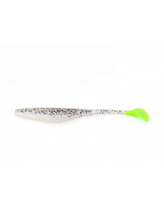 Bass Assassin Sea Shad 5", Fb.: S&P Silver Phantom/Chart.Tail
