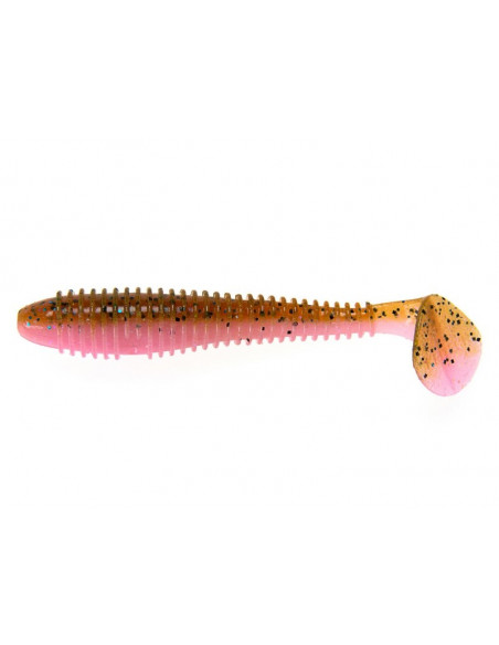 Keitech Swing Impact FAT 2,8" , Fb.: Motoroil/Pink
